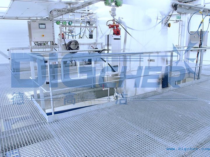 高壓水自動化罐車清洗系統作業(yè)平臺